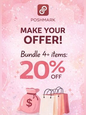 💕 Open to offers!
🛒 Bundle & save — 4+ items = 20% OFF
✨ Happy shopping!